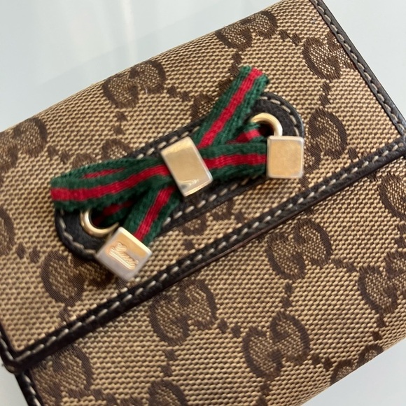 GUCCI MONOGRAM PRINCY COMPACT FRENCH FLAP WALLET - Picture 3 of 16